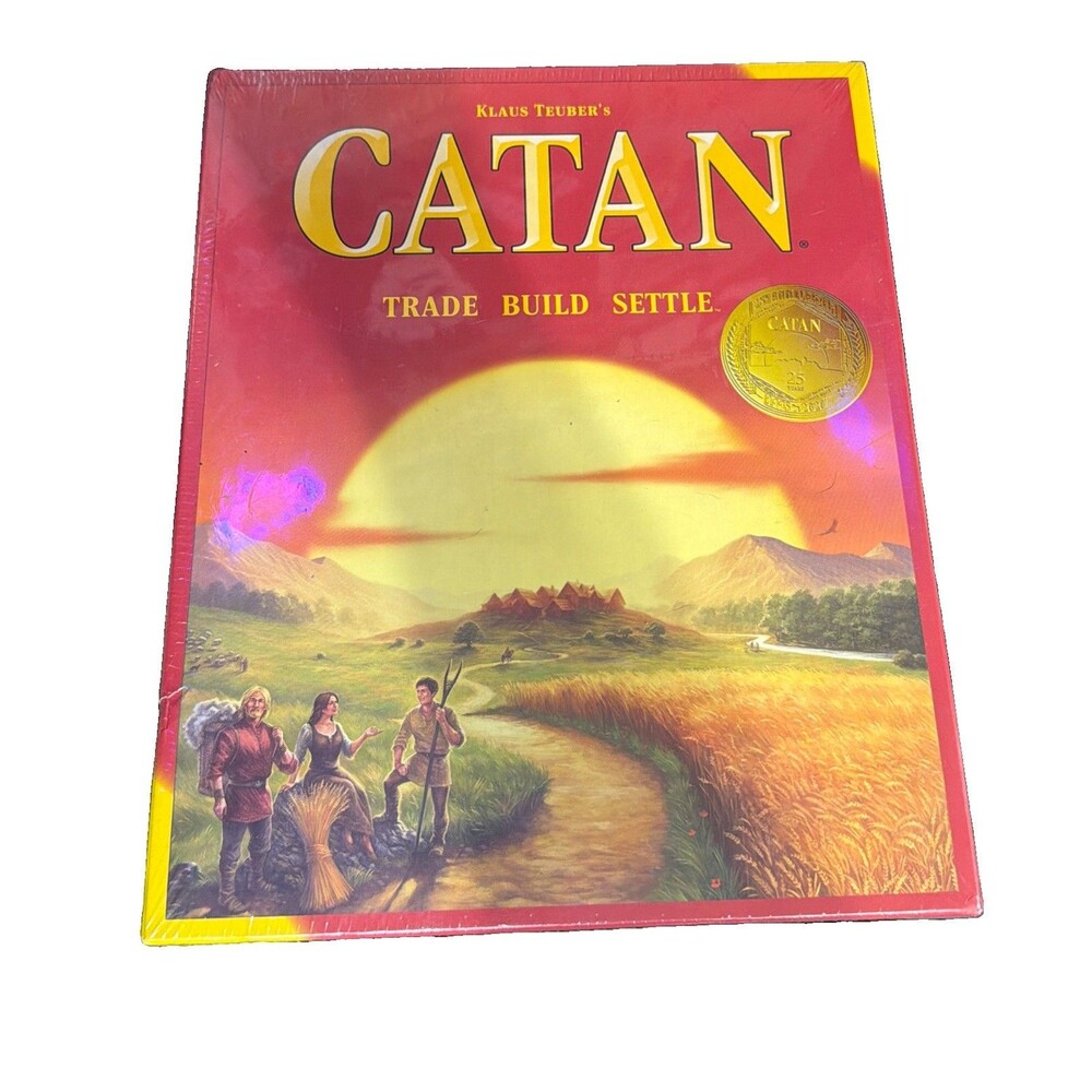 Catan Board Game Klaus Teuber 25th Anniversary Edition CN3071 NEW SEALED